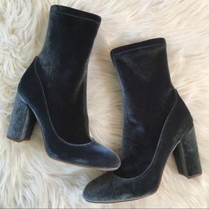 Sam Edelman Velour Velvet Booties